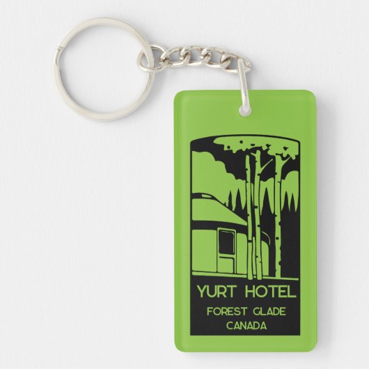 Yurt Living and Vacations Sleutelhanger (Voorkant)