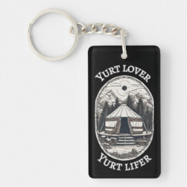 Yurt Lover Yurt Lifer Grappige Yurt Tent Sleutelhanger