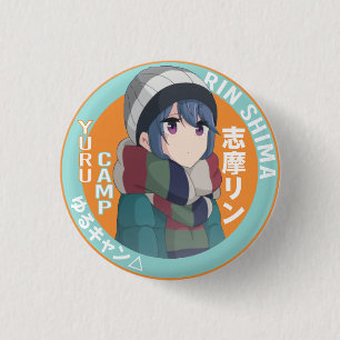 Yuru Camp Badge - relaxte camping Ronde Button 3,2 Cm