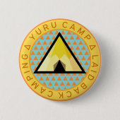 Yuru Camp Badge - relaxte camping Ronde Button 5,7 Cm (Voorkant)