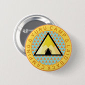Yuru Camp Badge - relaxte camping Ronde Button 5,7 Cm (Voorkant /achterkant)