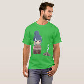 Yuru Camp Kampvuur Rin T-shirt (Voorkant volledig)