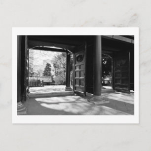 Yushima Seido: Tokyo, Japan (Zwart en Wit) Post Briefkaart