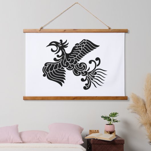 Yusoku Phoenix Hangend Wandkleed (Slaapkamer)