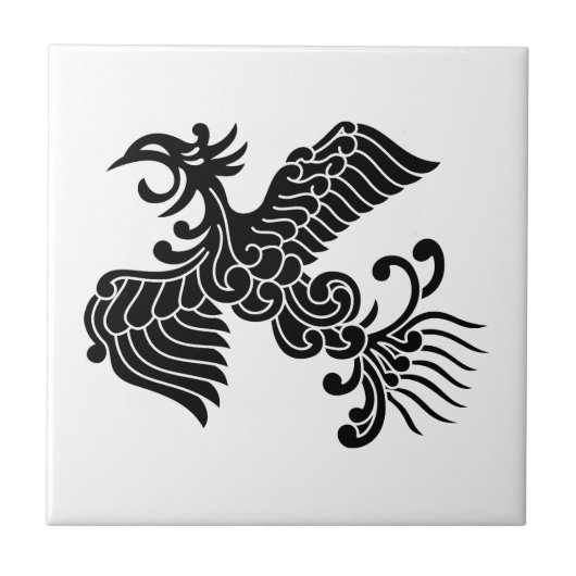 Yusoku Phoenix Tegeltje (Voorkant)