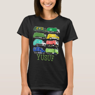 Yusuf Trash Truck For Kids Collector Ecologist Gar T-shirt