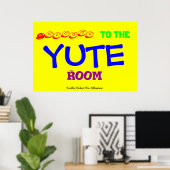 Yute Room Poster (Thuiskantoor)