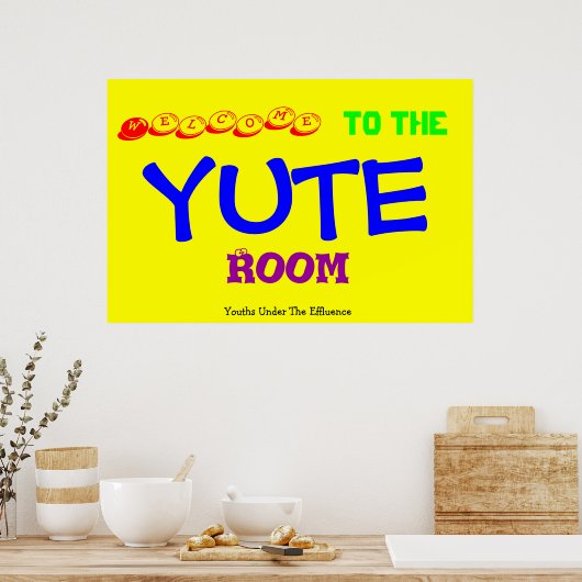 Yute Room Poster (Keuken)