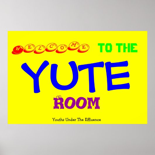 Yute Room Poster (Voorkant)
