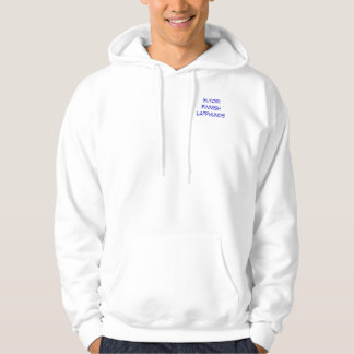 Yutori Fins Lapphunds-SCREENED afbeelding op BACK Hoodie