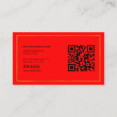 YUTUBE Channel Advertisement QR Code Scan Visitekaartje (Achterkant)