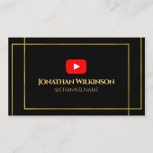 YUTUBE Channel Advertisement QR Code Scan Visitekaartje