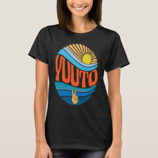 Yuuto Vintage Zonsondergang Yuuto Groovy Tie Dye T-shirt