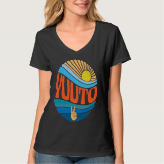 Yuuto Vintage Zonsondergang Yuuto Groovy Tie Dye T-shirt