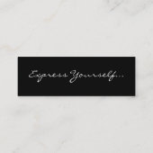 Yve's Creations Profile Card -  Mini Visitekaartje (Achterkant)