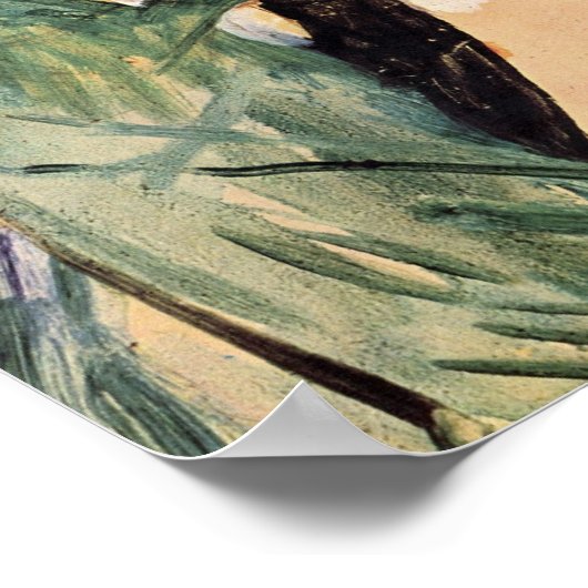 Yvette Guilbert, Henri de Toulouse-Lautrec Poster (Hoek)