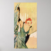 Yvette Guilbert, Henri de Toulouse-Lautrec Poster (Voorkant)