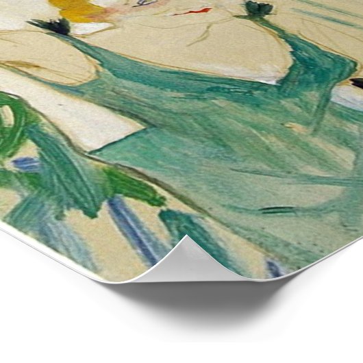 Yvette Guilbert van Henri de Toulouse-Lautrec Poster (Hoek)