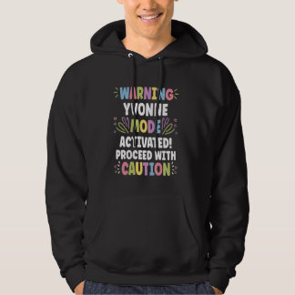YVONNE Gepersonaliseerde naam Grappig Schattige Aa Hoodie