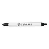 Yvonne Kugelschreiber Zwarte Inkt Pen (Voorkant)