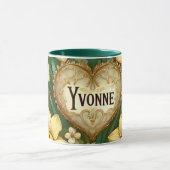 YVONNE ~ Mok gepersonaliseerd ~ narcissen ~ (Midden)