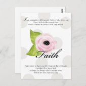 YW-Value-kaart - Faith Briefkaart (Voorkant / Achterkant)