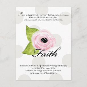 YW-Value-kaart - Faith Briefkaart