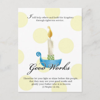 YW-Value-kaart - Good Works Briefkaart