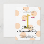 YW-Value-kaart - Keuze en verantwoordingsplicht Briefkaart (Voorkant / Achterkant)