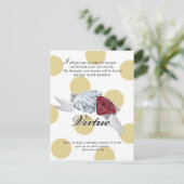 YW-Value-kaart - VIRTUE Briefkaart (Staand voorkant)