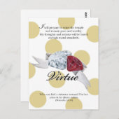 YW-Value-kaart - VIRTUE Briefkaart (Voorkant / Achterkant)