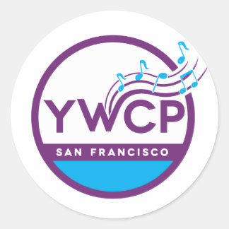 YWCP-Logo-Sticker Ronde Sticker