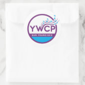 YWCP-Logo-Sticker Ronde Sticker (Tas)