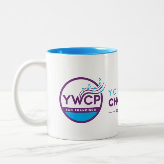 YWCP-Mok Tweekleurige Koffiemok (Links)