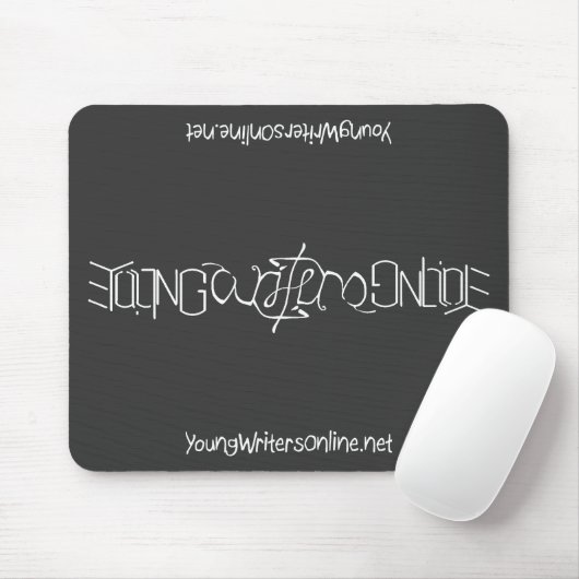 YWO Ambigram Mousepad (zwart) Muismat (Met muis)