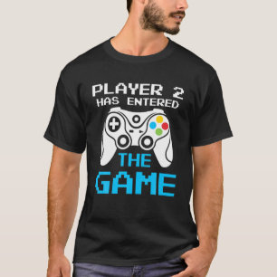 Yxwd Player 2 heeft de game New Baby ingevoerd T-shirt