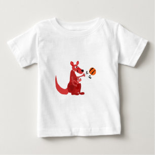 YY-Kangaroo Moeder en Baby met Basketball