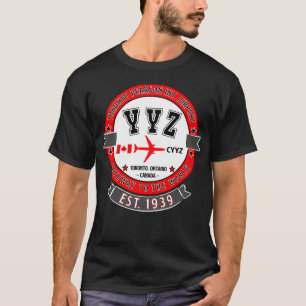 YYZ Toronto Pearson Airport Canada  Design T-shirt