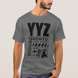 YYZ Toronto Pearson International Airport T-shirt