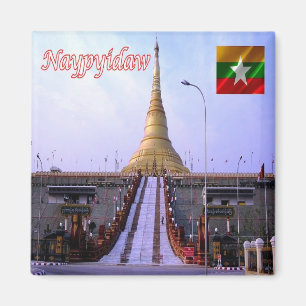 Z004 NAYPYIDAW, Myanmar Birma, Azië, Fridge Magneet