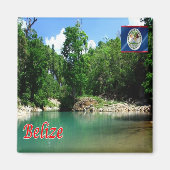 Z008 BELIZE, San Miguel Branch, Fridge Magneet (Voorkant)