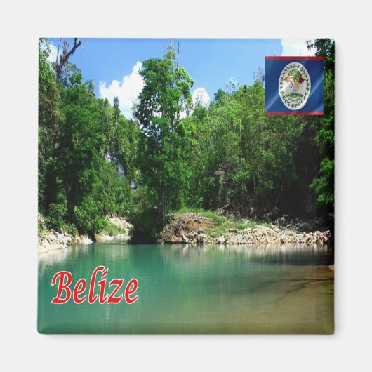 Z008 BELIZE, San Miguel Branch, Fridge Magneet (Voorkant)