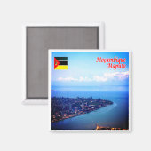 Z009 MAPUTO, Mozambique, Afrika, Fridge Magneet (Voorkant / Achterkant)