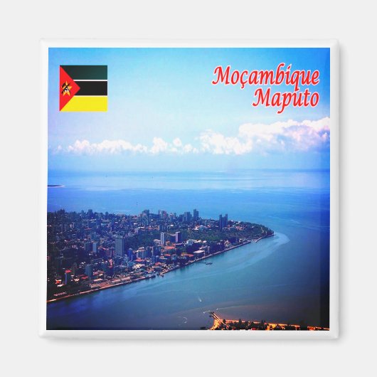 Z009 MAPUTO, Mozambique, Afrika, Fridge Magneet (Voorkant)