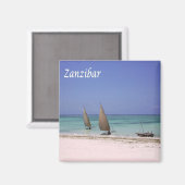 Z015 ZANZIBAR, Tanzania, Afrika, Fridge Magneet (Voorkant / Achterkant)
