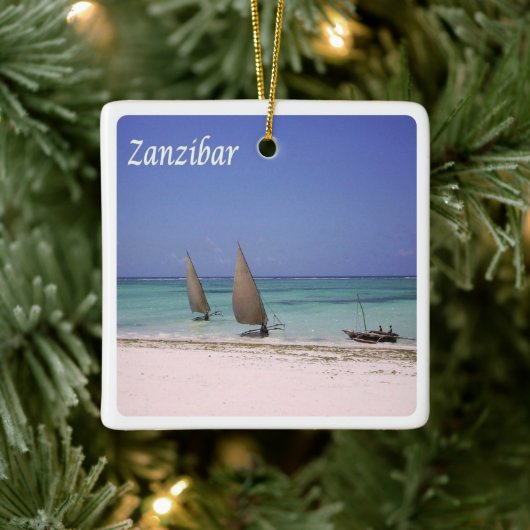 Z015 ZANZIBAR, Tanzania, Afrika, Keramisch Ornament (Boom)