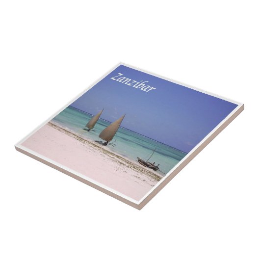 Z015 ZANZIBAR, Tanzania, Afrika, Tegeltje (Zijkant)