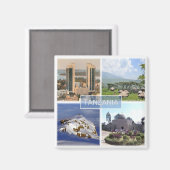 Z016 TANZANIA, Mozaïek, Afrika, Fridge Magneet (Voorkant / Achterkant)