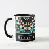 Z10-Marokkaans thema souvenir mok met een geometri (Links)