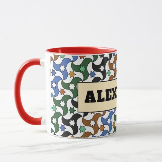 Z12-Alexander Brooks Mug – Custom Geometric Design Mok (Links)